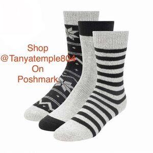 🎁Avalanche Ladies Ultimate Thermal Crew Sock, 3-pair